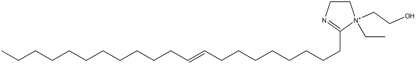 1-Ethyl-2-(9-henicosenyl)-1-(2-hydroxyethyl)-2-imidazoline-1-ium 구조식 이미지