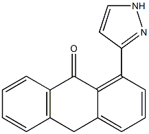 1-(1H-Pyrazol-3-yl)anthrone Structure