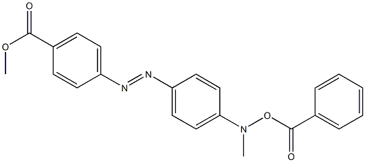 4'-(N-Benzoyloxy-N-methylamino)azobenzene-4-carboxylic acid methyl ester Structure