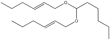 Hexanal di[(E)-2-hexenyl]acetal Structure