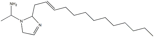 1-(1-Aminoethyl)-2-(2-tridecenyl)-3-imidazoline 구조식 이미지