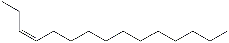 (Z)-3-Pentadecene Structure