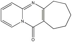 7,8,9,10-Tetrahydrocyclohepta[d]pyrido[1,2-a]pyrimidin-11(6H)-one Structure