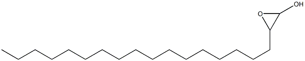 1,2-Epoxynonadecan-1-ol 구조식 이미지