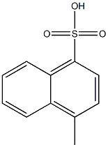 4-Methyl-1-naphthalenesulfonic acid Structure