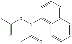 N-Acetyloxy-N-(1-naphtyl)acetamide Structure