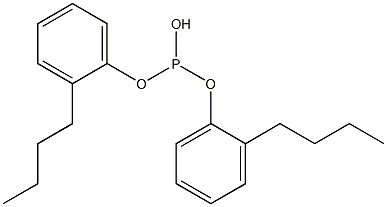 Phosphorous acid di(2-butylphenyl) ester Structure