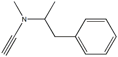 N,1-Dimethyl-2-phenyl-N-ethynylethanamine 구조식 이미지