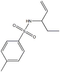 N-(1-Ethyl-2-propenyl)-p-toluenesulfonamide 구조식 이미지