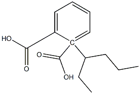 (-)-Phthalic acid hydrogen 1-[(R)-1-ethylbutyl] ester Structure