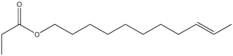 Propionic acid 9-undecenyl ester Structure