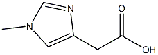 1-Methyl-4-imidazoleacetic acid Structure