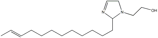 2-(10-Dodecenyl)-3-imidazoline-1-ethanol 구조식 이미지