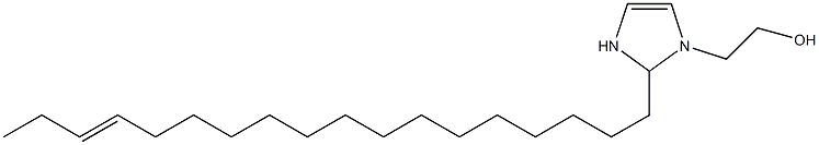 2-(15-Octadecenyl)-4-imidazoline-1-ethanol Structure