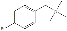 4-Bromobenzyltrimethylaminium 구조식 이미지