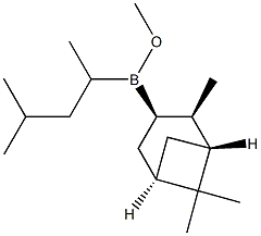 (1,3-Dimethylbutyl)[(1R,2R,3R,5S)-2,6,6-trimethylbicyclo[3.1.1]heptan-3-yl](methoxy)borane 구조식 이미지