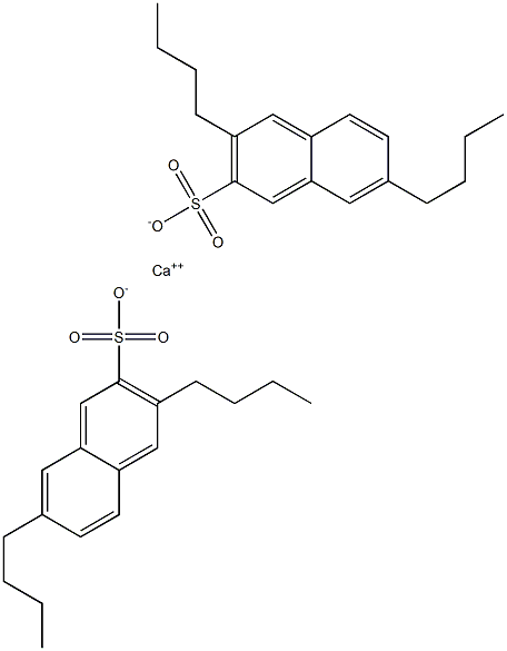 Bis(3,7-dibutyl-2-naphthalenesulfonic acid)calcium salt 구조식 이미지