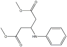 3-(Phenylamino)glutaric acid dimethyl ester Structure