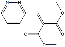 (3-Pyridazinylmethylene)malonic acid dimethyl ester 구조식 이미지