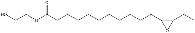 12,13-Epoxypentadecanoic acid 2-hydroxyethyl ester 구조식 이미지