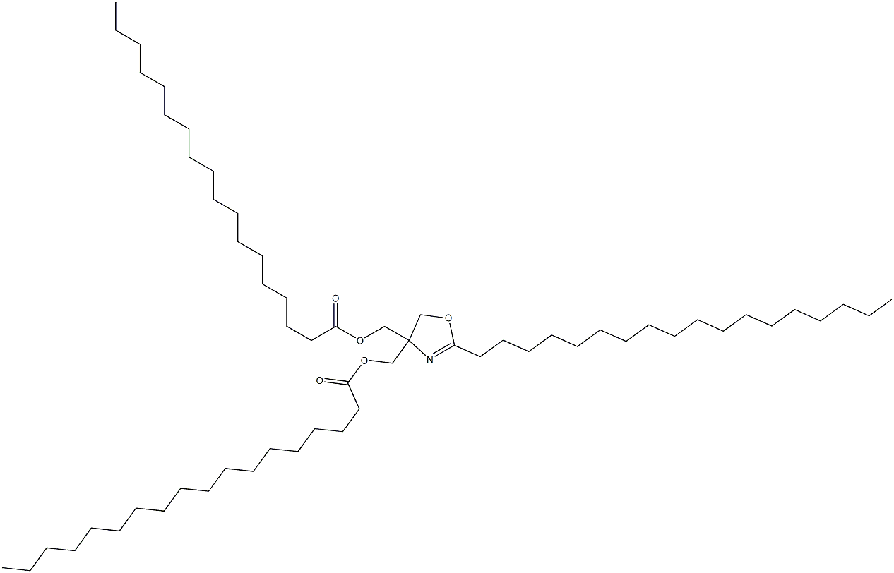 2-Octadecyl-2-oxazoline-4,4-dimethanol dioctadecanoate 구조식 이미지