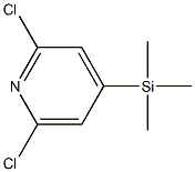 2,6-Dichloro-4-(trimethylsilyl)pyridine 구조식 이미지