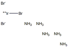 Bromopentammineiridium(III) bromide 구조식 이미지