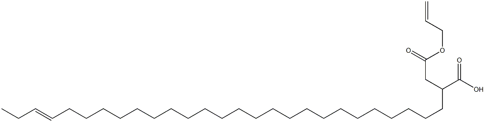 2-(24-Heptacosenyl)succinic acid 1-hydrogen 4-allyl ester 구조식 이미지