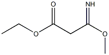 3-Imino-3-methoxypropionic acid ethyl ester Structure