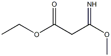 3-Imino-3-methoxypropionic acid ethyl ester 구조식 이미지