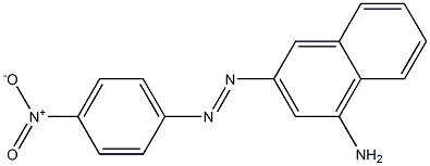 3-(4-Nitrophenylazo)-1-naphtylamine Structure