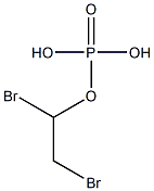 Phosphoric acid dihydrogen (1,2-dibromoethyl) ester Structure