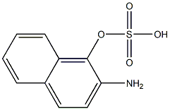 2-Aminonaphthalen-1-ylsulfate 구조식 이미지