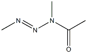 3-Acetyl-1,3-dimethyltriazene Structure