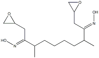 2,2'-[1,6-Dimethyl-1,6-hexanediylbis(oxymethylene)]bis(oxirane) Structure