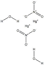 Dimercury(I) dinitrate dihydrate Structure