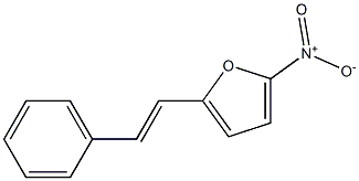 2-Nitro-5-(2-phenylethenyl)furan 구조식 이미지