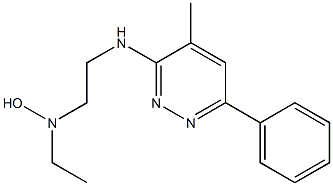 3-[2-(Hydroxyethylamino)ethylamino]-4-methyl-6-phenylpyridazine Structure