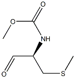 (R)-2-[(Methoxycarbonyl)amino]-3-[methylthio]propanal 구조식 이미지