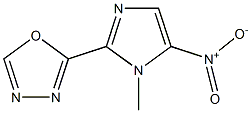 1-Methyl-5-nitro-2-(1,3,4-oxadiazol-2-yl)-1H-imidazole Structure