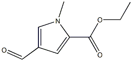 1-Methyl-4-formyl-1H-pyrrole-2-carboxylic acid ethyl ester Structure