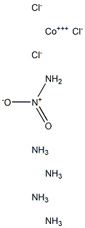 Nitropentamminecobalt(III) chloride Structure