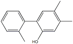 4,5-Dimethyl-2-(2-methylphenyl)phenol Structure