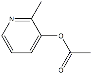 Acetic acid 2-methyl-3-pyridyl ester 구조식 이미지