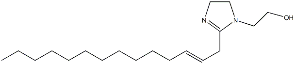 2-(2-Tetradecenyl)-2-imidazoline-1-ethanol Structure