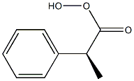 [S,(+)]-2-Phenylperoxypropionic acid Structure