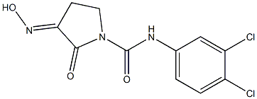 2-Oxo-3-hydroxyimino-N-(3,4-dichlorophenyl)pyrrolidine-1-carboxamide Structure