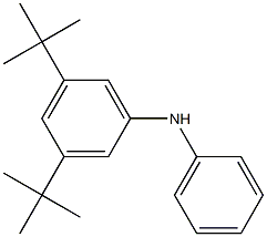 3,5-Di-tert-butylphenylphenylamine 구조식 이미지