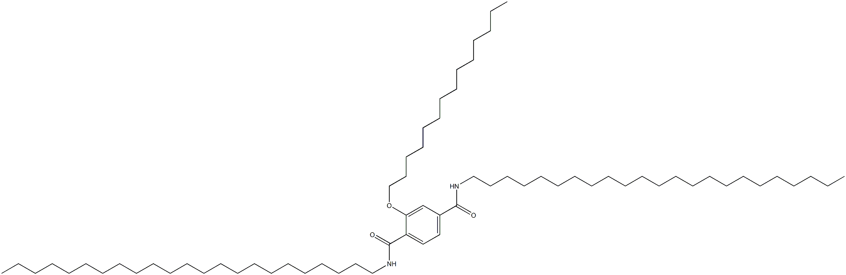 2-(Tetradecyloxy)-N,N'-ditricosylterephthalamide Structure