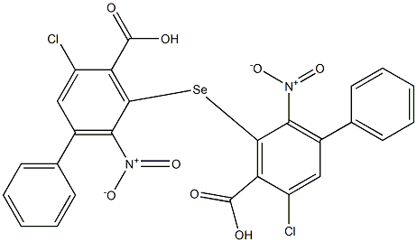 Phenyl(2-nitro-5-chloro-6-carboxyphenyl) selenide 구조식 이미지